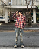 Flare Destroyed Denim