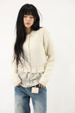 Crop Care Knitting Cardigan