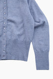 Button hood cardigan