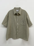 Cube Embo Overfit Short Sleeve Shirt