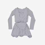 Solen cardigan + sleeveless + short pants set