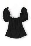 Mimi Square Frill Top