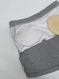 Shirring dot tube top