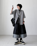 Non-Fade Roll-Up Bermuda Denim