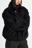 Suede fur lining mustang jacket