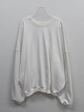 Reverse Slit Over Fit Sweatshirt