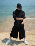 Mate diagonal hood windbreaker