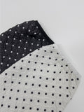 Embossed Dot Hooded Jumper