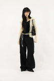 Bohemian Studded Black Pants