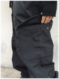 Slick Cargo Brushed Wide Pants