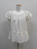 [Two-way/Off-shoulder] Dito Frill Puff Blouse