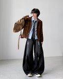 Louis Suede Crop Jacket