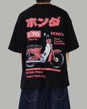 Ruffle Bike Short Sleeve T-Shirt