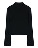 CUFFS COLLAR CARDIGAN T-SHIRT