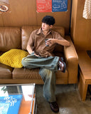 Soy Linen Check Short Sleeve Shirt