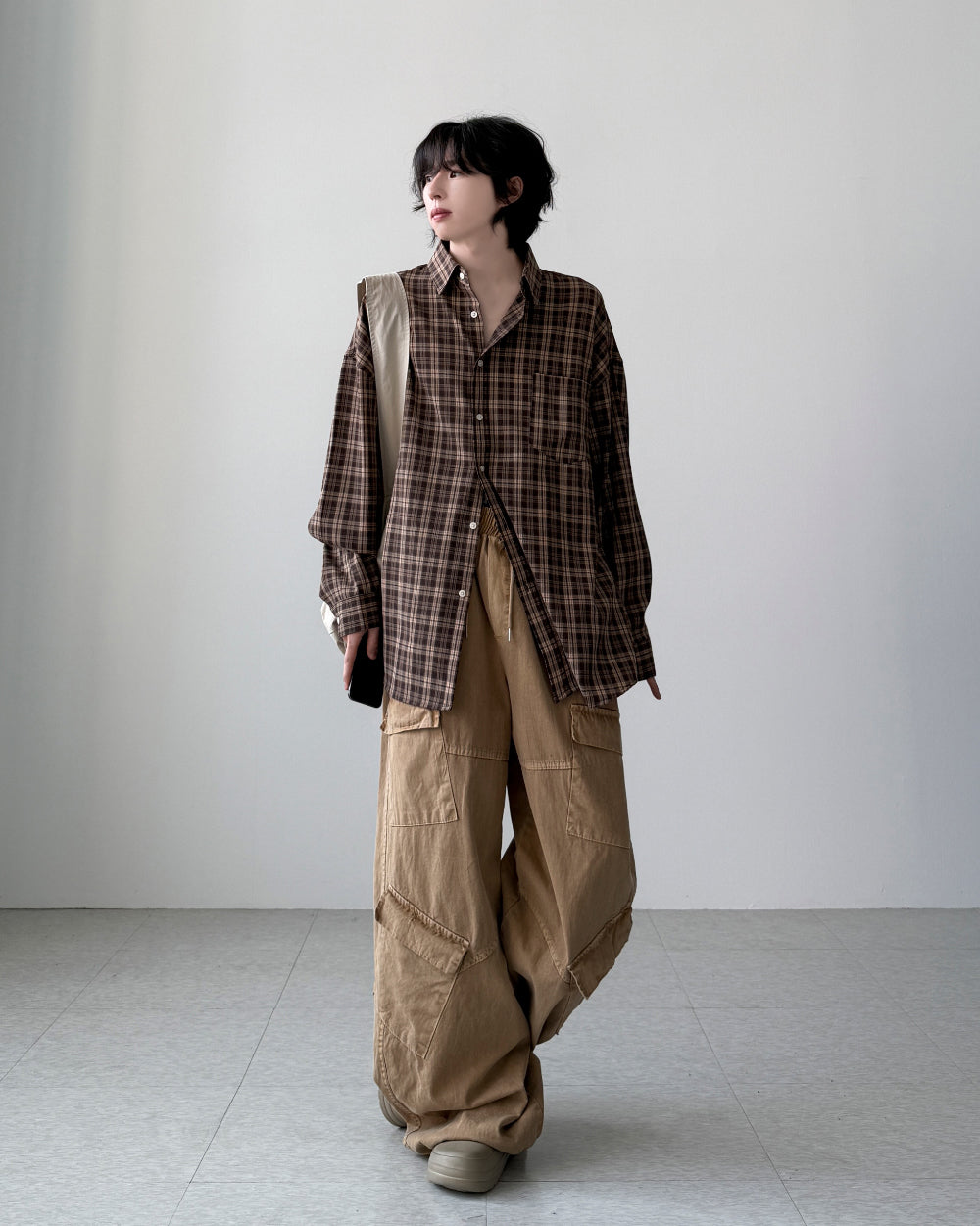 YOURNUS (ユアノス) - ヘタミンピグメントカーゴパンツ