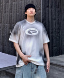 Dirty Spray Logo Half Knit