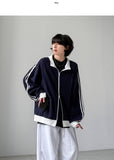 Keria Waffle Track Zip-up