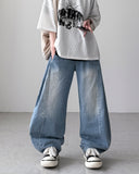 Iron Pintuck Balloon Denim