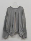 Reverse Slit Over Fit Sweatshirt