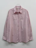 Dolphin Stripe Overfit Shirt