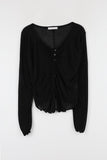 May Frill Thin Cardigan