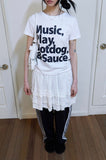 Hotdog printing regular tee