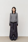 (W) Mars Striped Top