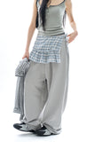 Chica frill check wrap skirt