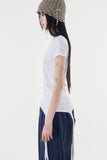 Dovia fold layered tee
