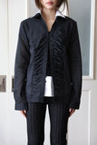 Milly shirring ST blouse shirt