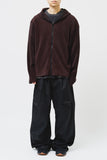 Record Pleats Zip Hoodie