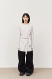 (W) Note Tie Top