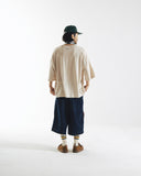 【ANGLAN x HEKA】Wood Bone Half Tee