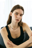 Midnight Pearl Shine Necklace