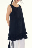 Round frill mini one piece