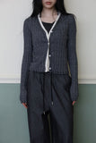 Harris Twill Knit Cardigan