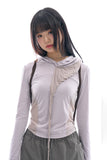 Alicorn draped hooded tee