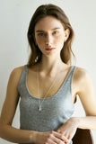 Clear Tears Drop Necklace