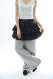 Nalaya dot frill mini skirt