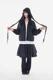 Vion dot scarf hood
