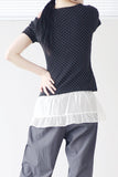 Belly Dot Layered Cardigan