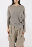 Hardy Unbalanced Drape Knit