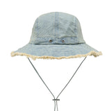 Western Denim Fringe Hat