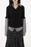 Rolling layered shirt