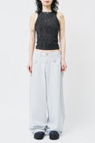 (W) Leaf Sleeveless