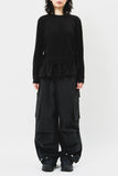 (W) Anna Shirring Top