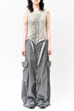 (W) Earth Shirring Top