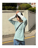 BLOCK LONG SLEEVE TOP