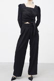 Pura Wide Pintuck Slacks